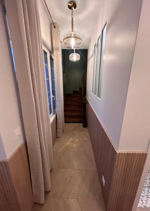 rénovation couloir après